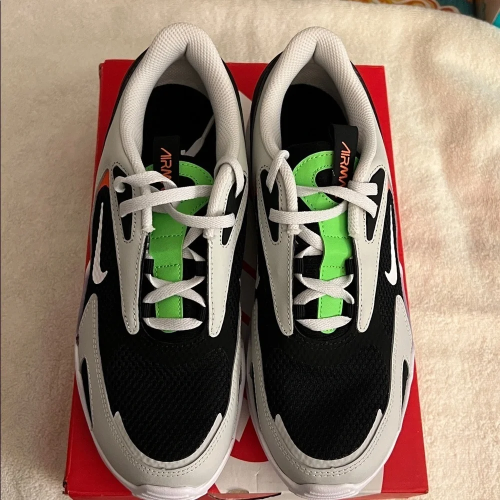 Nike Black, White, and Orange Sneakers